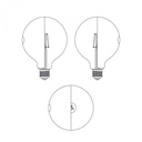 Ampoule LED Talia G125 4.8W 806Lm E27 2700K dimmable – Blanc – photo 3