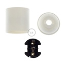 Thermoplastic E27 lamp holder kit – White – photo 3