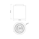Portalampada E27 da parete o soffitto - Waterproof IP44 – Bianco – foto 5