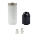 Kit douille E27 en bois pour cordon 2XL – Blanc – photo 2