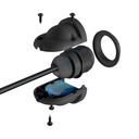 EIVA PASTEL Kit portalampada per esterno in silicone E27 IP65 - Sistema Modulair – Nero – foto 3