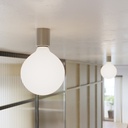 Douille E27 en métal pour mur ou plafond – Titane satiné – photo 4