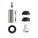GU10 Spots Spotlight LED Bispot mit verchromtem Korpus – Schwarz – Foto 2