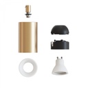 Faretto GU10 Spotlight LED Bispot, bronzo satinato – Bianco opaco – foto 2