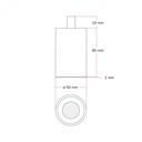 Faretto GU10 Spotlight LED Bispot, bronzo satinato – Bianco opaco – foto 6