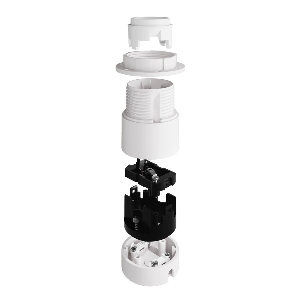 Spostaluce Kit with E27 lamp holder for lampshade – White – photo 3