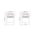 Spostaluce Kit with E27 lamp holder for lampshade – White – photo 4