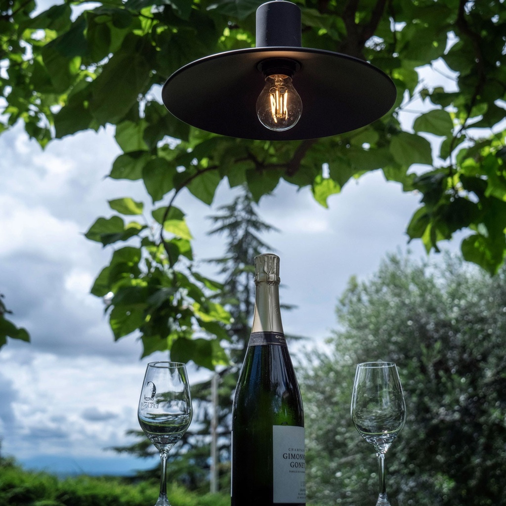 EIVA ELEGANT Außen-Lampenfassungs-Kit aus Silikon E27 IP65 für Lampenschirm – Modulair System – Weiß – Foto 8