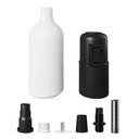 Silicone E27 lamp holder kit with switch and hidden cable clamps – white – photo 2