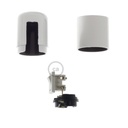 Bakelite E27 lamp holder kit with switch – White – photo 3