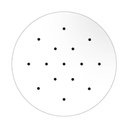 Round XXL Rose-One ceiling rose kit, 400 mm diameter, with 15 holes and 4 side holes – White, Matt white – photo 6