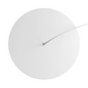 Rosace XXL Rose-One ronde, diamètre 400 mm avec 1 trou et 4 trous latéraux – Blanc, Blanc mat – photo 2