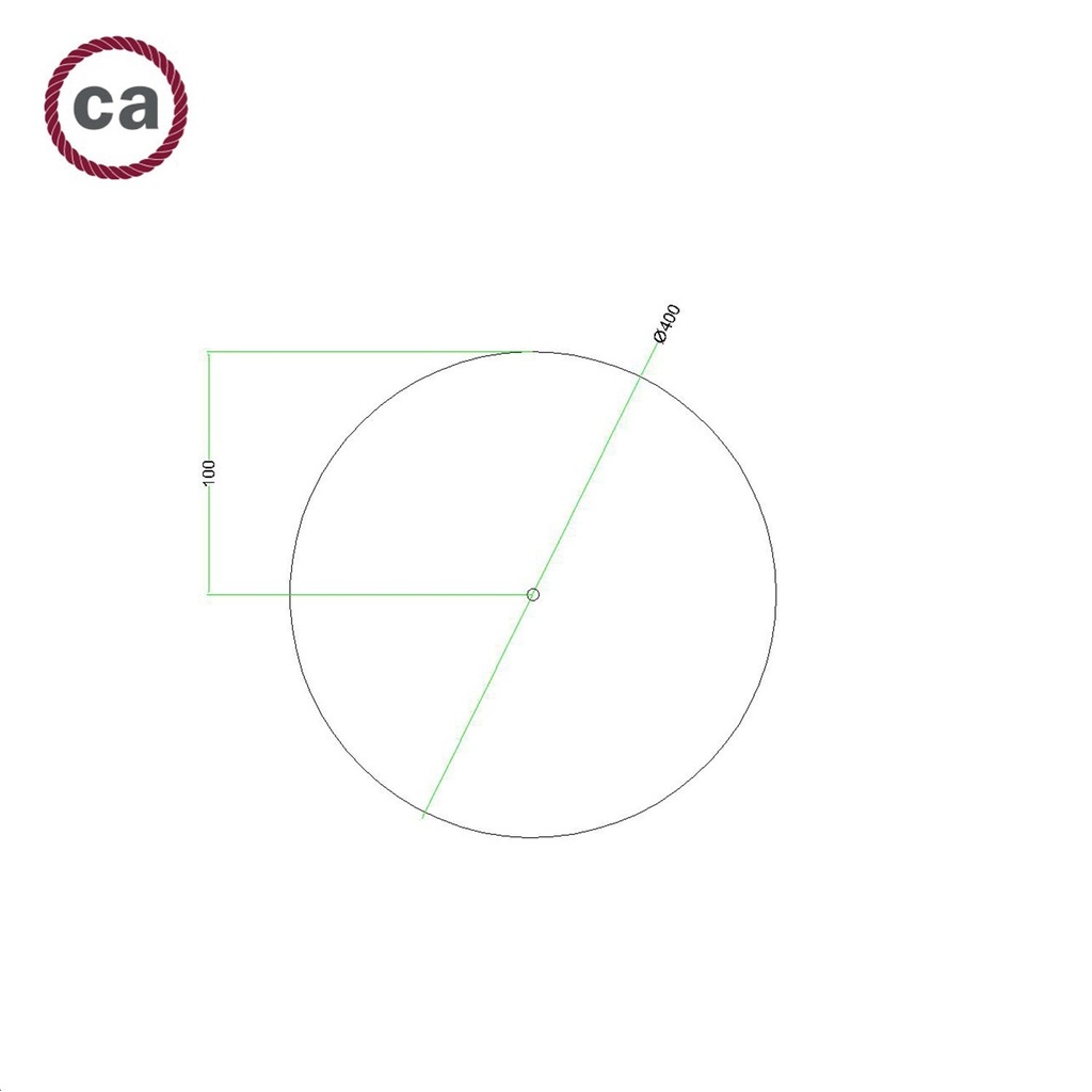 Rosace XXL Rose-One ronde, diamètre 400 mm avec 1 trou et 4 trous latéraux – Blanc, Blanc mat – photo 8