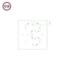 Kit rosone XXL Rose-One quadrato, 400 mm con 12 fori e 4 fori laterali – Bianco, Bianco opaco – foto 7