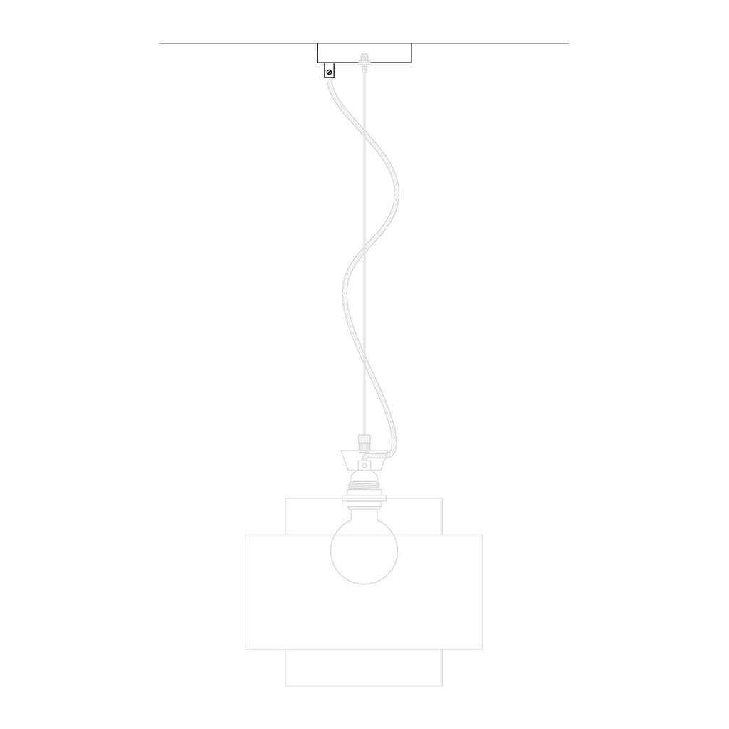 Kit rosone cilindrico in metallo Ø 120 mm a 2 fori centrali e decentrati – Bianco opaco – foto 4