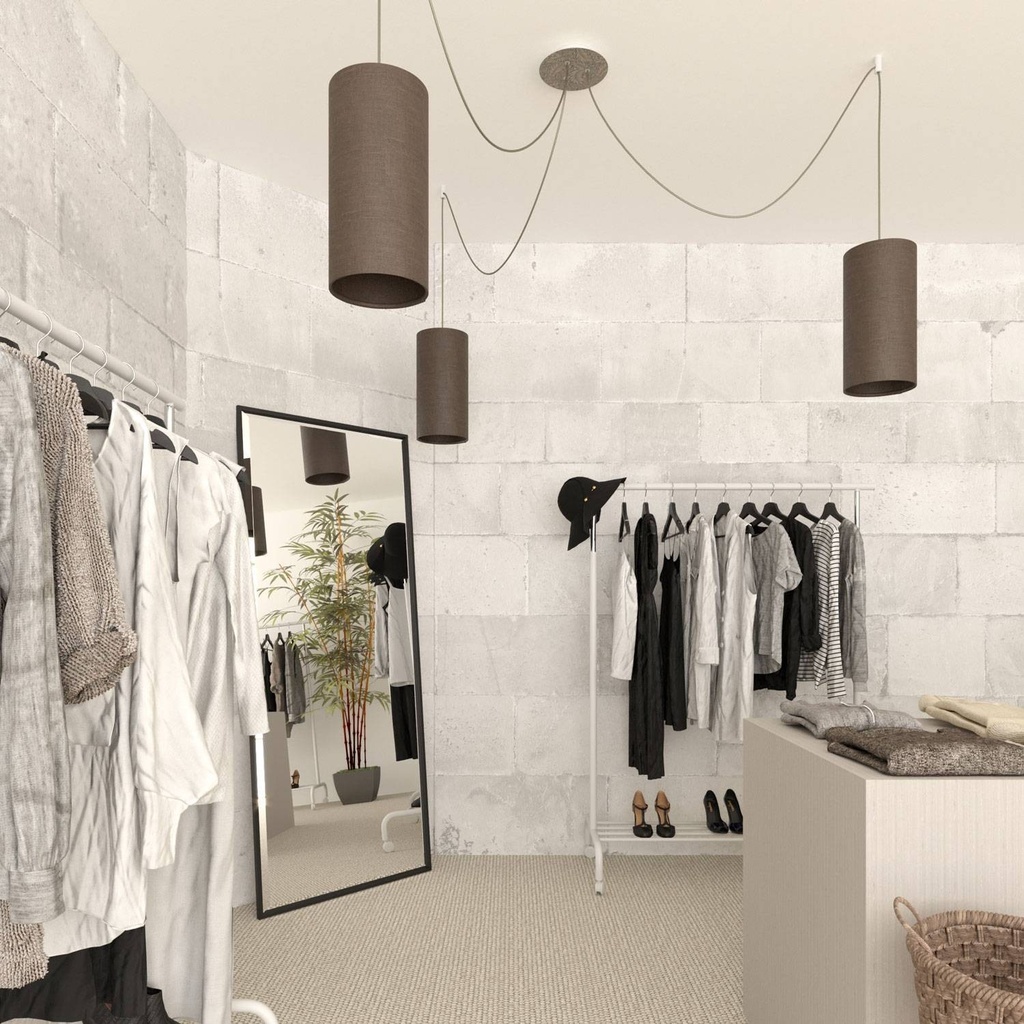 Rosace Rose-One ronde, diamètre 200 mm avec 3 trous et 4 trous latéraux – Blanc, Blanc mat – photo 4