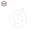Rosace Rose-One ronde, diamètre 200 mm avec 3 trous et 4 trous latéraux – Blanc, Blanc mat – photo 8