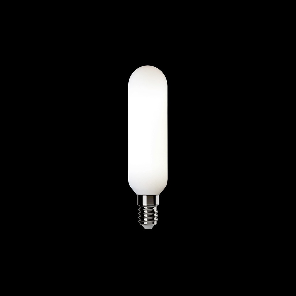 Lampadina LED Bianco Satinato Tubolare 4,8W 470Lm E14 2700K  2