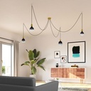 Dark Shadow LED light bulb Globe G125 Pastel line 105Lm Spiral filament 4.5W E27 1800K Dimmable – photo 3