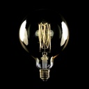 Gold LED Light bulb Carbon Line vertical filament Globe G125 7W 640Lm E27 2700K Dimmable - C56 – photo 2