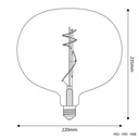 Lampadina LED Dorata Ellipse 220 8,8W 806Lm E27 2200K Dimmerabile - H05 – foto 3