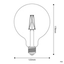 Lampadina LED Effetto Porcellana CRI 95 G125 7W 640Lm E27 2700K Dimmerabile - P04 – foto 3