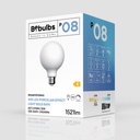 Lampadina LED Effetto Porcellana CRI 95 G95 12W 1521Lm E27 2700K Dimmerabile - P08 – foto 4