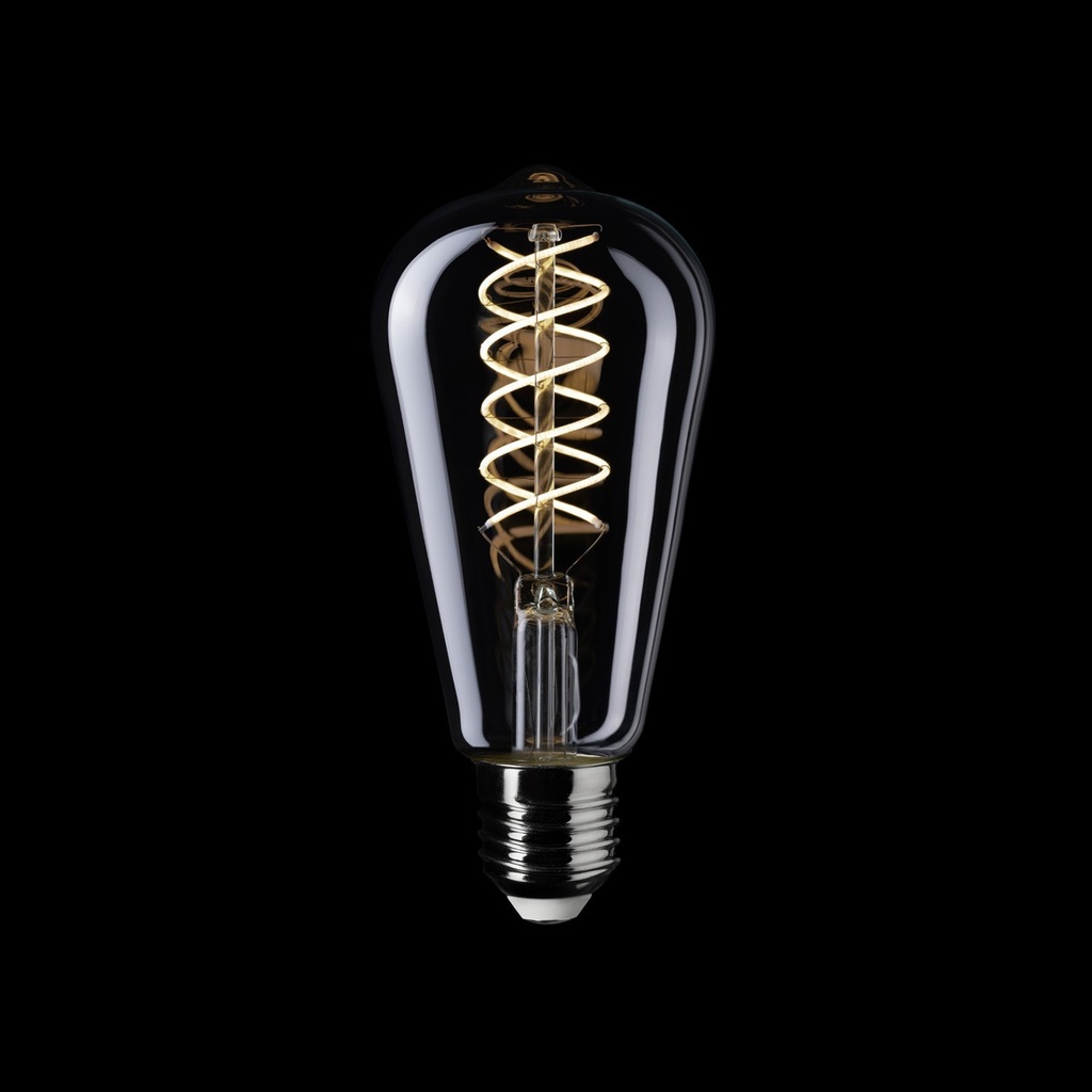 Lampadina LED Filamento Bianco Edison ST64 5,9W 500Lm E27 27 2