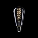 Lampadina LED Filamento Bianco Edison ST64 5,9W 500Lm E27 2700K Dimmerabile - W02 – foto 2