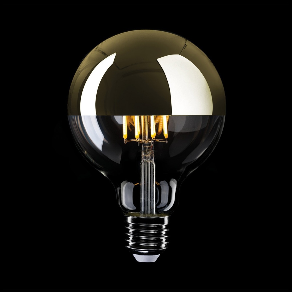 Ampoule LED Demi-sphère Or Globe G125 7W 650Lm E27 2700K Dimmable - A15 – photo 2