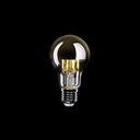 LED-Glühbirne Halb-Kugel Gold Tropfen A60 7W 650Lm E27 2700K dimmbar - A12 – Foto 2