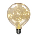 Milleluci Golden Globe G125 2W 40Lm E27 2000K LED Light bulb – photo 2