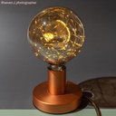 Milleluci Golden Globe G125 2W 40Lm E27 2000K LED Light bulb – photo 8