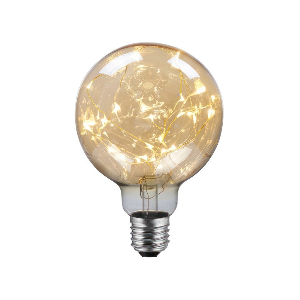 Milleluci Golden LED Globe Light Bulb G95 2W 40Lm E27 2000K – photo 2