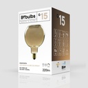 Smoky Ghost Line LED light bulb CRI 90 G125 6W 220Lm E27 1900K Dimmable - G15 – photo 5