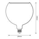 LED-Lampe Smoky Ghost Line CRI 90 G200 6W 300Lm E27 1900K Dimmbarkeit – G16 – Foto 4
