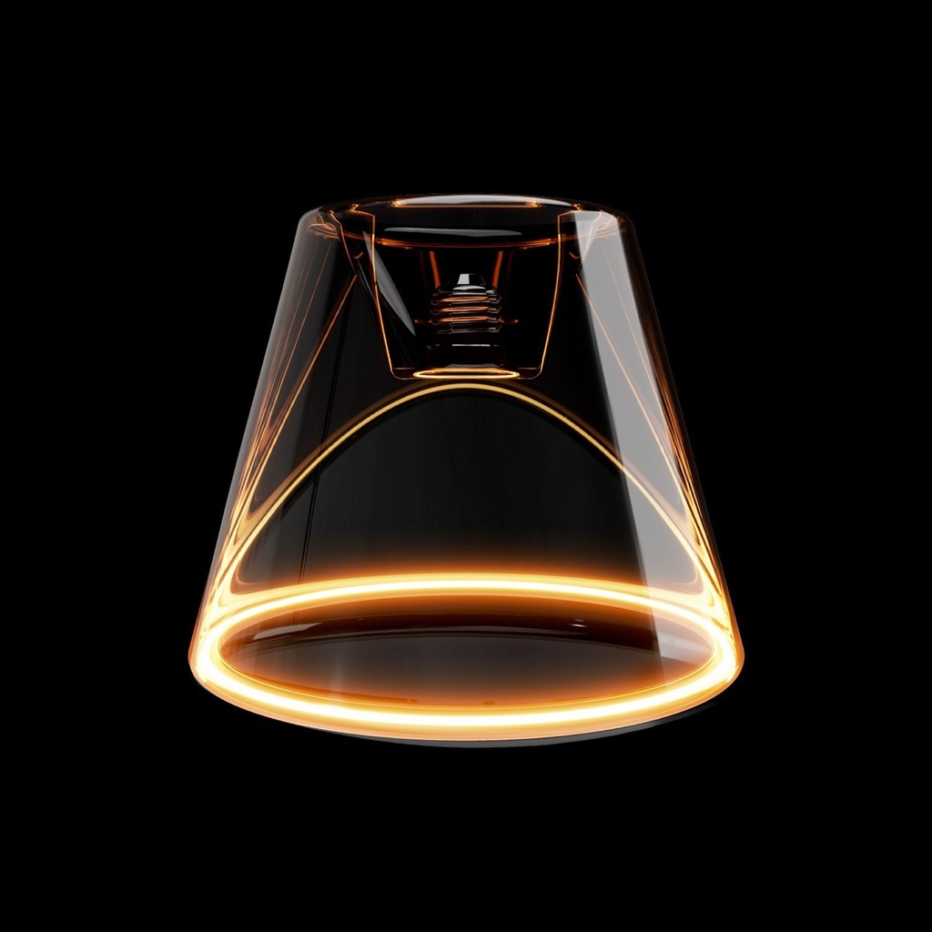 Smoky Ghost Line Recessed Cone 6W 400Lm E27 1900K Dimmable LED light bulb - G11 – photo 2
