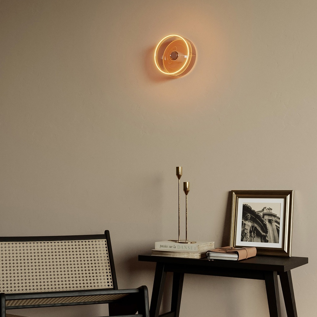 LED-Glühbirne Smoky Ghost Line Recessed Donut 195x83 6W 380Lm E27 1900K dimmbar – G12 – Foto 3