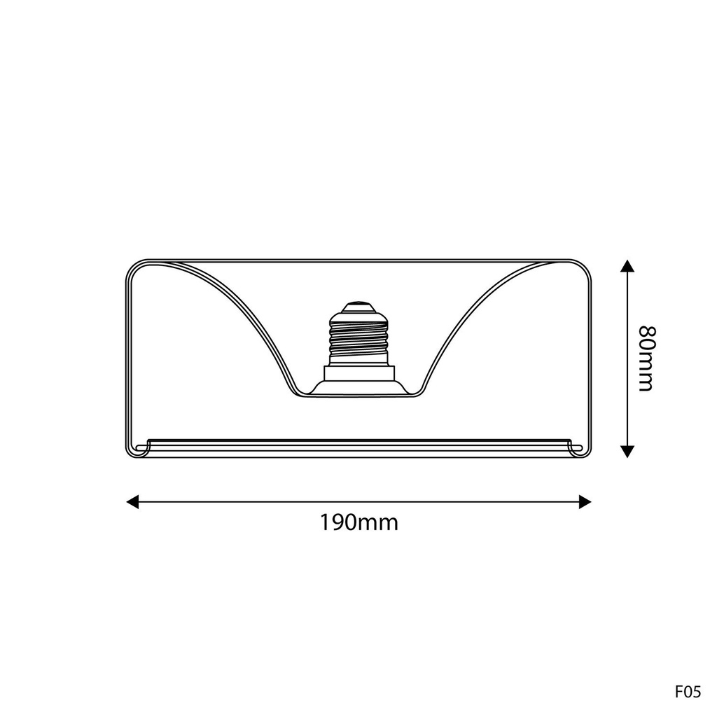 LED-Glühbirne Smoky Ghost Line Recessed Donut 195x83 6W 380Lm E27 1900K dimmbar – G12 – Foto 5