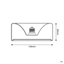 LED-Glühbirne Smoky Ghost Line Recessed Donut 195x83 6W 380Lm E27 1900K dimmbar – G12 – Foto 5