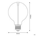 Smoky Magnetic Deco Line Globe G95 2.2W 60Lm E27 1800K LED Light bulb - F04 – photo 6