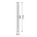 Transparent LED Light Bulb CRI 90 Linear S14d - length 300 mm 6W 520Lm 2700K Dimmable - S01 – photo 4