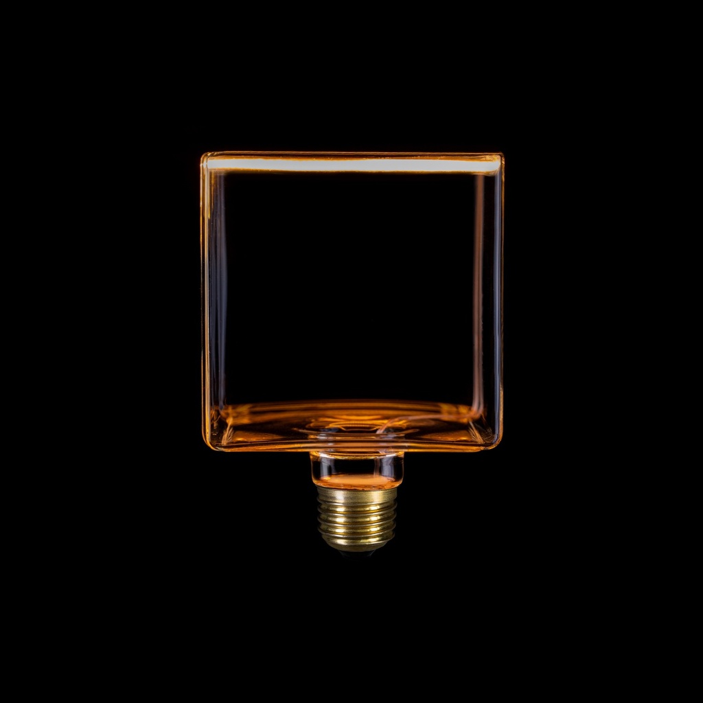 Lampadina LED Trasparente Ghost Line CRI 90 Cubetto 4,5W 300Lm E27 2200K Dimmerabile - G04 – foto 2