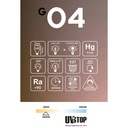 Lampadina LED Trasparente Ghost Line CRI 90 Cubetto 4,5W 300Lm E27 2200K Dimmerabile - G04 – foto 6