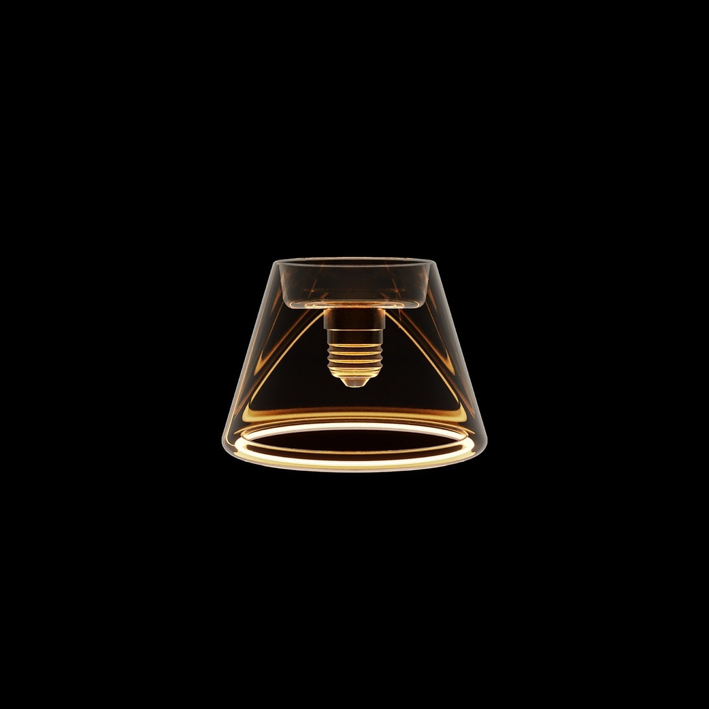 Lampadina LED Trasparente Ghost Line CRI 90 Mini Cone 6W 500Lm E27 2200K Dimmerabile - G07 – foto 2
