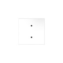 Kit rosone Rose-One quadrato, 200 mm, con 2 fori e 4 fori laterali – Bianco, Bianco opaco – foto 4