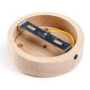 Kit rosone cilindrico in legno a 4 fori – Neutro – foto 3