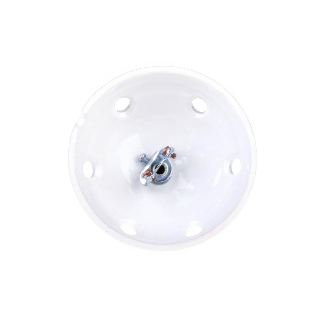 Ceramic 6-hole ceiling rose kit – white – photo 4