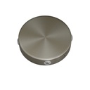 Mini cylindrical metal ceiling rose kit with 4 side holes (junction box) – Brushed titanium – photo 2