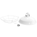 Harbour lampshade with metal cage – White – photo 2